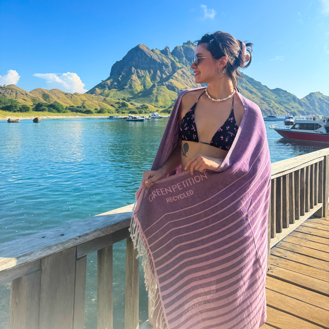 Solea Plum Lightweight Breathable Peshtamal