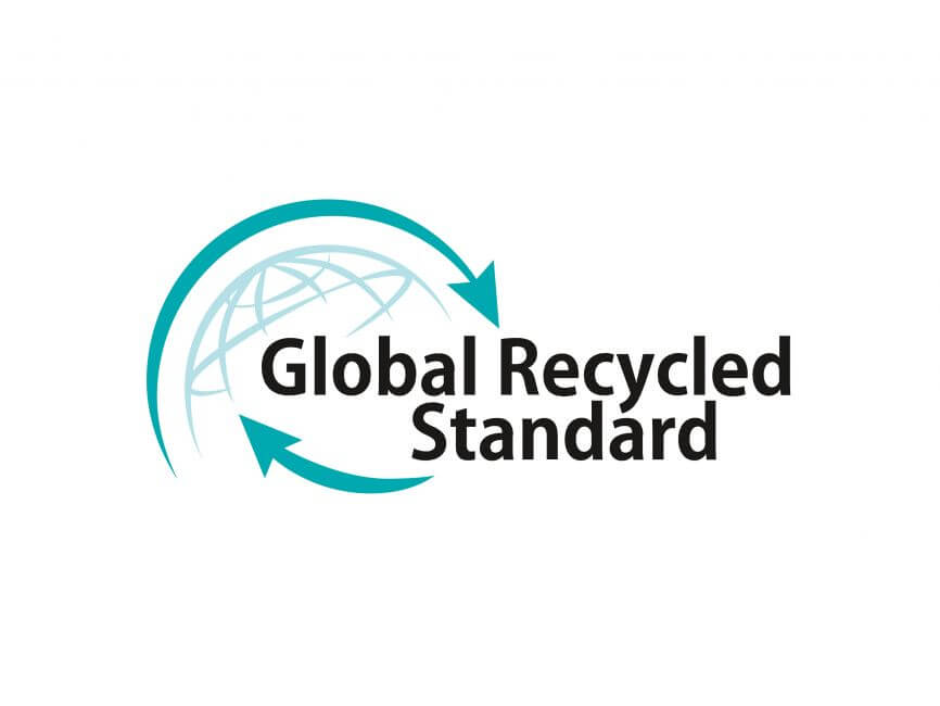 Global Recycled Standard logo symbolizing sustainability and certification in recycling practices.