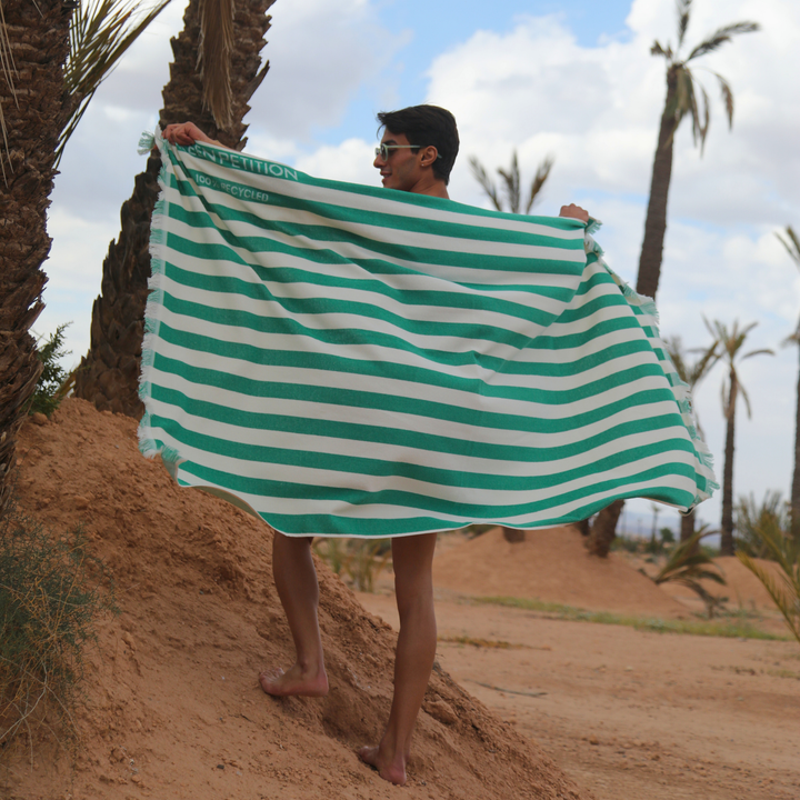 Serviette de plage Delmor citron vert