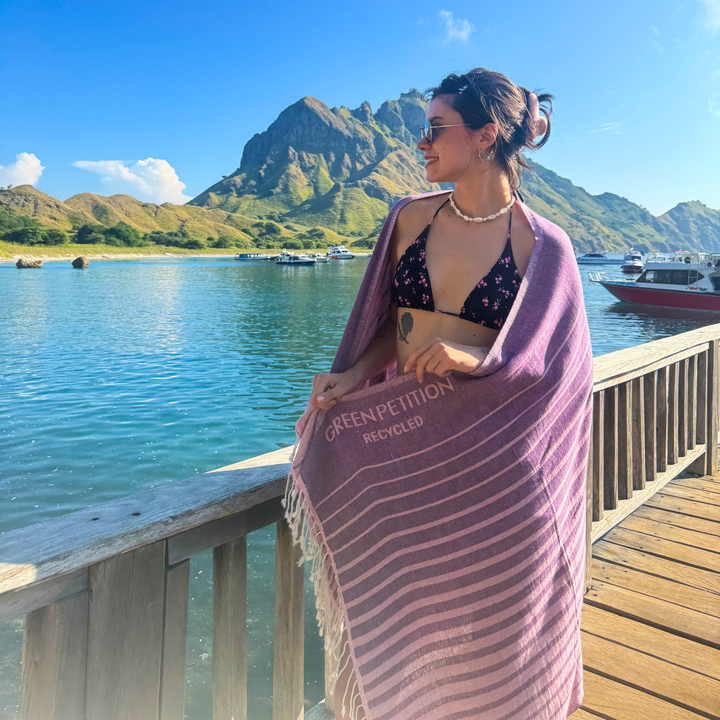 Solea Plum Lightweight Breathable Peshtamal