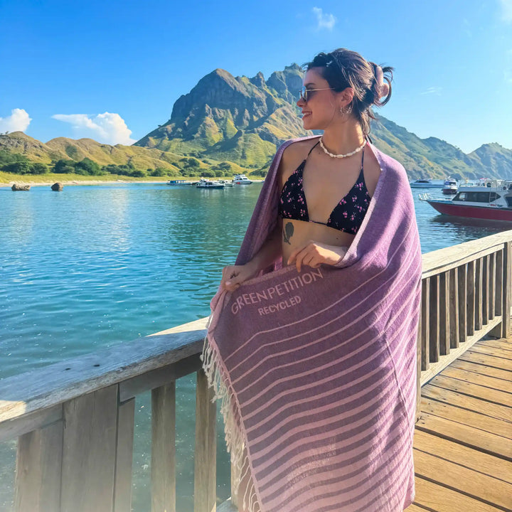 Solea Plum Lightweight Breathable Peshtamal