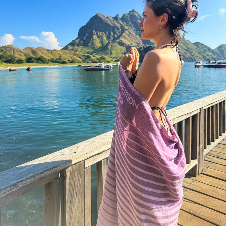 Solea Plum Lightweight Breathable Peshtamal