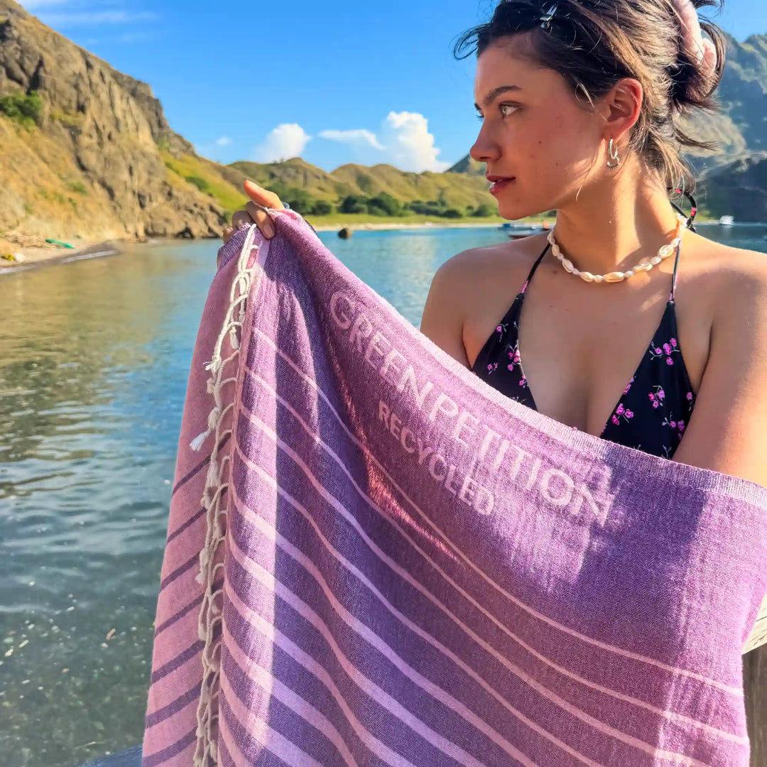 Solea Plum Lightweight Breathable Peshtamal