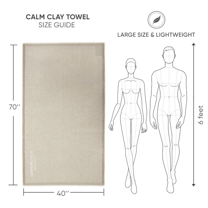 Calm Clay Bath Towel