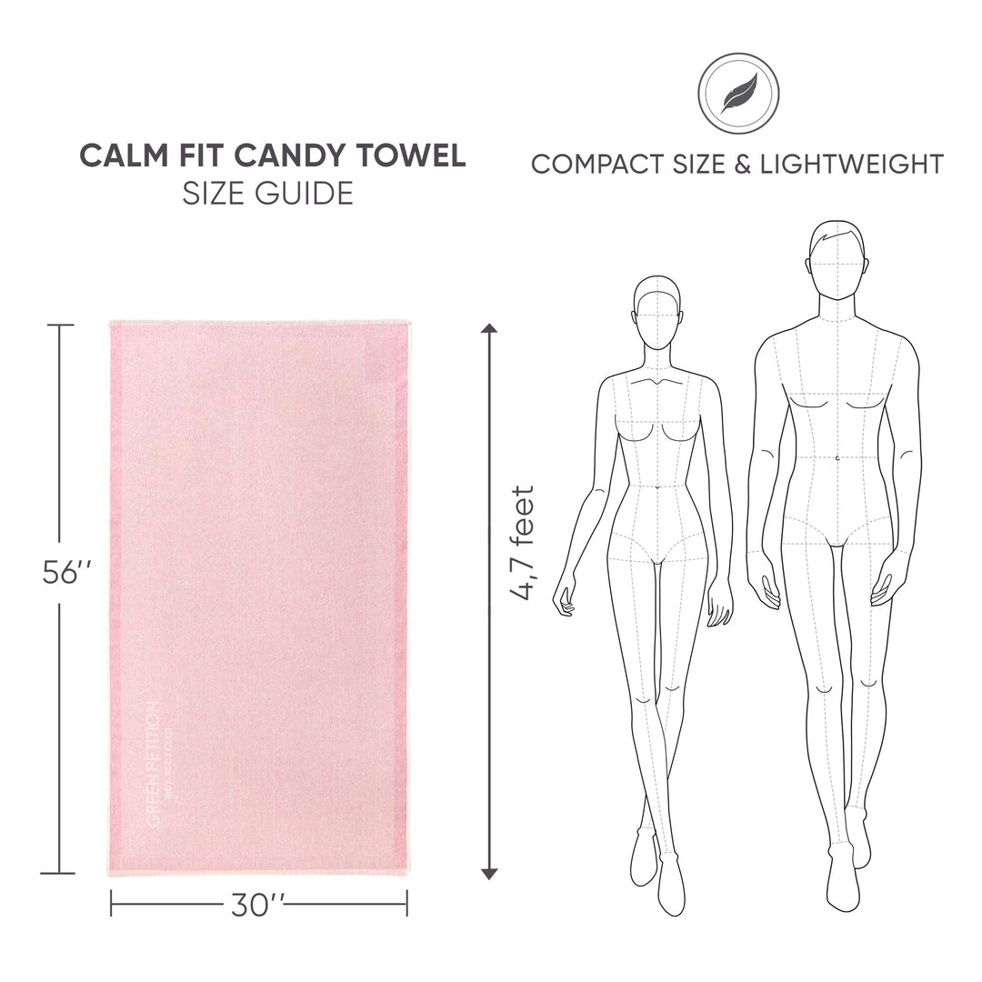 Calm FIT Candy Bath Towel