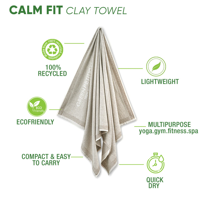 Calm FIT Clay Bath Towel