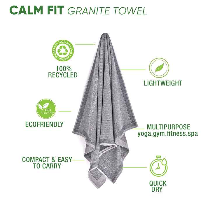 Calm FIT Granite Bath Towel