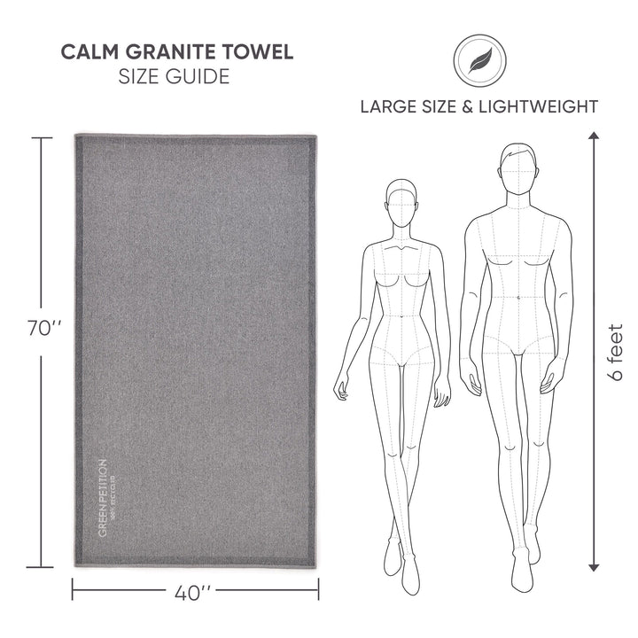 Calm Granite Bath Towel