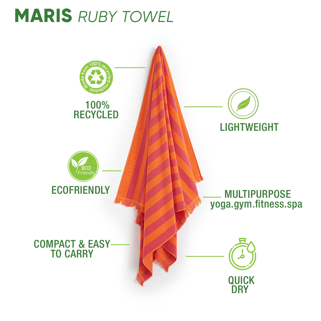 Maris Ruby Beach Towel