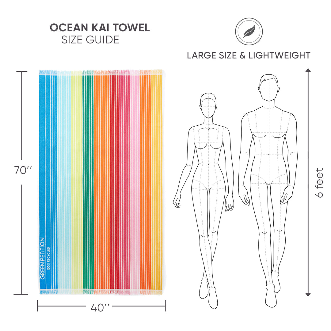 Ocean Kai Peacook Beach Towel