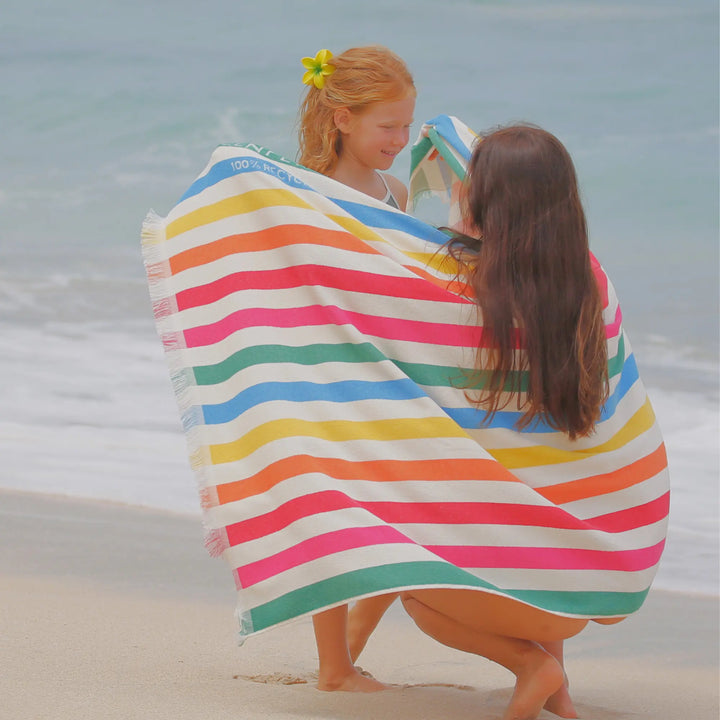 Twin Tides Tangerine Havlu Seti